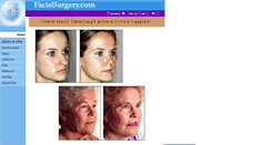 Desktop Screenshot of facialsurgery.com
